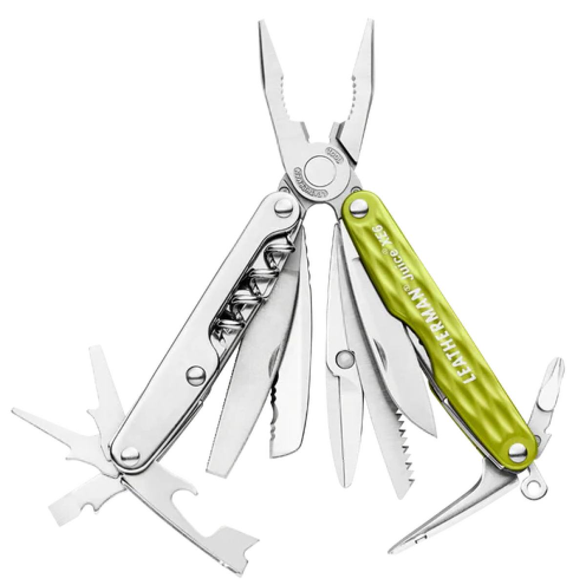 Leatherman JUICE XE6 折叠多用途工具帶開瓶器 (綠色)
